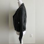 IRO  MEMPHIS women’s  small Black Lamb Leather Biker Jacket $1800 Photo 7