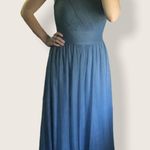 Belsoie Blue Gray Sleeveless Bridesmaid Dress 8 Photo 1