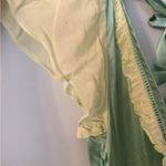 Free People  Violet Visions Satin Mini Dress - Mint Green - Size 4 Photo 8