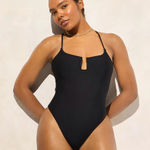 J.Crew NWT Mira One-piece Swimsuit Classic Sculpt Black Photo 0
