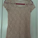 Pale pink lace top with camisole Photo 0