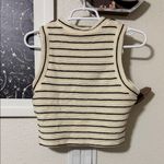 Amanda Uprichard  Black and White Striped Skirt Set Photo 4