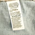 J.Crew  | NWT Ruffle-sleeve Denim Mini Dress Cap Button Front Belt | Size 8 Photo 6