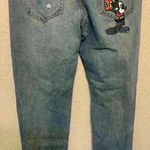 Mickey Mouse women’s Jeans sz 2XL slim fit medium wash streetwear Disney comfy Blue Photo 6