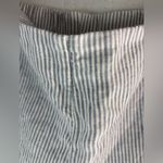 J. Jill Love Linen M Gray Striped Wide Leg Beachcomber Pull Photo 3