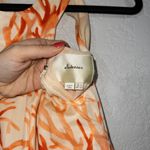 Anthropologie Elevenes  Orange Lophelia Coral Silk Blend Jumpsuit 2 Photo 8