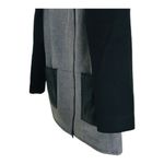 Tibi  leather trimmed asymmetric color block coat size 6‎ Photo 8