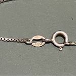 GOLD FLLD CHINESE CLOISONNÉ ENAMEL EGG FLWR PENDANT 925 CHAIN NECKLACE Italy VTG Photo 9