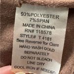 Penelope Brown vegan suede Fringe tassel Sleeveless Vest cardigan, size L boho Size L Photo 3