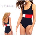 Tommy Hilfiger New. red white and blue swimsuit. XS. Regularly $139 Photo 7