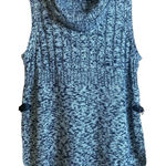 New Direction New Directions Monochrome Knit sleeveless cowl neck Sweater Large EUC Photo 0