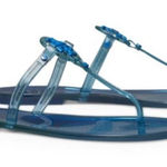 Tory Burch  Mini Miller Flat Thong  Sandals Dark Blue size 7 Photo 0