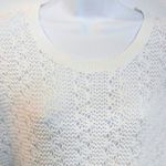 LUMIERE KNITTED WHITE TOP COVER UP Photo 2