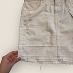 J Brand  | Leila Mid Rise White Denim Pencil Skirt | Size 26 Photo 4