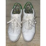 Kate Spade  Women's Lift White/green Leather‎ Casual Sneakers Shoes Size 8.5 B Photo 1