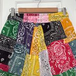 Riley 1880 bandana patchwork shorts Yellow Size M Photo 4