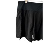 Baleaf Black Lined Shorts Side Hip Stash Pockets Women's XL New Photo 1