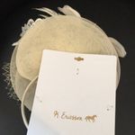 Elegant Ivory Headpiece Headband Lace Tuille Pearl Photo 1