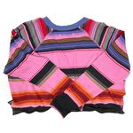 We The Free | NWT Free People Baja Striped Raglan Long Sleeve Cropped T-Shirt Photo 3