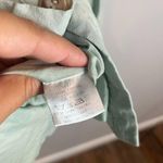 Girl and the Sun sage green long sleeve button dress Size L Photo 4