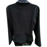 VTG Long Sleeve Button Down Navy Blue Top Women’s Petite 6P R&K Originals Photo 4