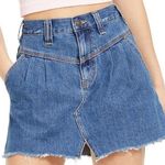 Free People  We The Free Sidecar Denim Mini Skirt Photo 0