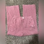 PINK - Victoria's Secret Victoria Secret Pink Premium Fleece Wide-Leg Pants Photo 6