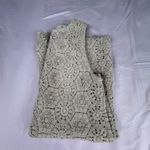 ZARA Beige Textured Lace Blouse Photo 7
