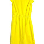 NWOT Everleigh Bright Yellow Ruffle Sleeve Dress Knee‎ Length Spring Summer XS Size undefined Photo 0