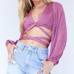 Princess Polly Adi Long Sleeve Purple Top Photo 0