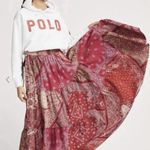 Ralph Lauren $498 POLO‎  Women's 2 Patchwork Handkerchief Print Maxi Skirt NWT Photo 0