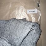 Garage Lightweight Grey Cable Knit Quarter Zip Sweater Women's Size S Photo 7