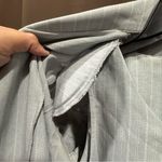 Doree Collection 2 Pc Gray Pinstripe Women's Coat Dress, Size 13/14 Photo 6