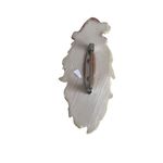 Vtg Huge Old World Santa Pink Roses Long Beard Christmas Women’s Brooch Jewelry Photo 5