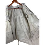 Eddie Bauer  Beige Hooded‎ Lightweight Utility Jacket Womens XXL Drawstring Coat Photo 10