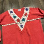 Vintage Collegiate Varsity Sweater Paris Sport Club Women's Size Medium Tennis White Photo 5