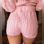 Priceless size medium cableknit sweater shorts Pink Photo 1
