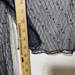 Privy  Mesh Rhinestone Mong Sleeve Top Size Medium Fairy Grunge Edgy Punk Photo 4