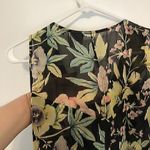 CAbi Ruffle Tank Osaka Nights Gray Pastel Green Pink Floral Sleeveless Blouse XS Photo 11