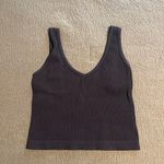Free People Women's Black Ribbed seamless Tank Top Photo 0