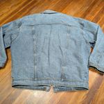 Jordache Vintage 80's  Size Large Classic Denim Jean Jacket Trucker Blue Retro Photo 1