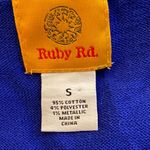 Ruby Rd. Party Animal‎ Blue Sequined Top NWT Small Photo 2