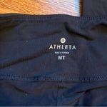 Athleta  chaturanga navy blue tight leggings size medium tall Photo 4