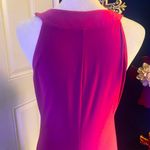 Tiana B Fuschia Halter Gown Red Size M Photo 3