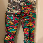 Akira Beautiful  Multicolor Sequin Knee high Stiletto Boots Photo 0