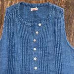 Faherty Isha Dress Indigo Blue Women’s Size Small Photo 7