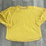 Gap  Size Small Yellow Long-Sleeve Lounge Athletic Shirt. Photo 3