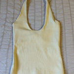 ZARA  Yellow Halter Top Photo 0