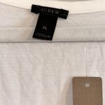 J.Crew NEW White Design Bodysuit Tank Top Shirt Women’s Size X-Large Soft Fit! Photo 1