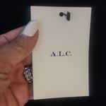 ALC Frank A.L.C. Black Puff Sleeve Kati Black Tee Size S $135 Photo 2